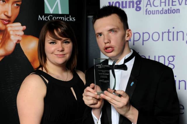 Jack Marshall with his sister Jaimie.