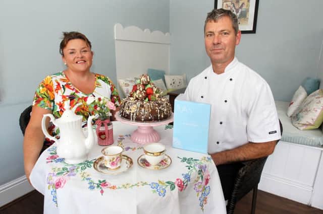 Richard and Kerry Lee from Hatty's Tea Room in Epworth.