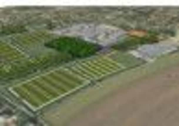 An artist's impressions of the proposed sporting facility in Epworth.