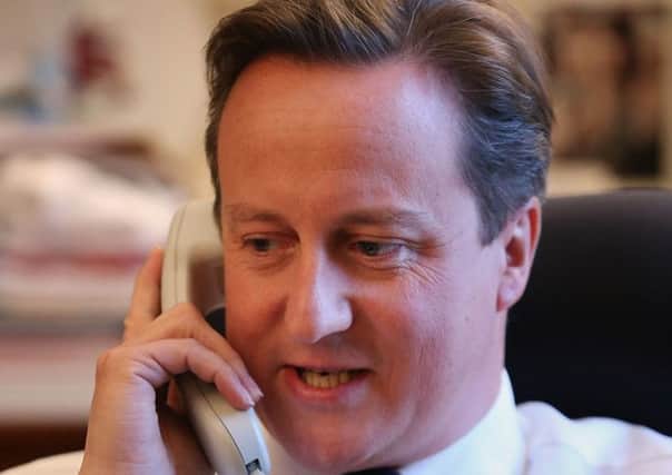 Prime Minister David Cameron. Pic: Peter Macdiarmid/PA Wire