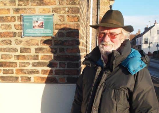 Stuart Hedley who project managed the work to install heritage signs in Crowle.
