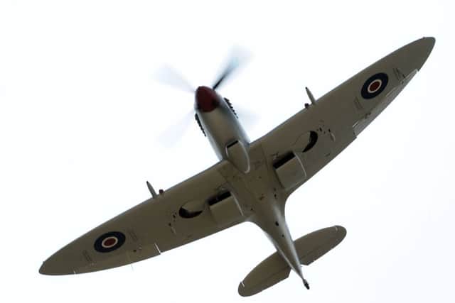 A Spitfire fighter plane.