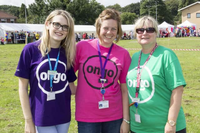 Celebrating eight years in business are (from left) Laura Dodsworth, Dawn Hoyes and Hayley Ackers.