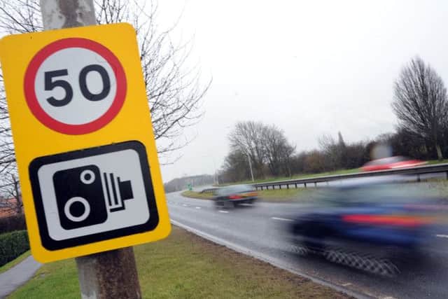 The A631 at Beckingham, near Gainsborough.