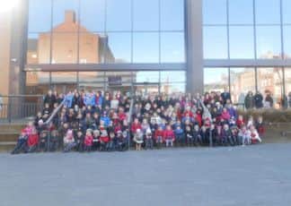 Pupils from Holy Family School had a morning at the Savoy Cinema in Worksop