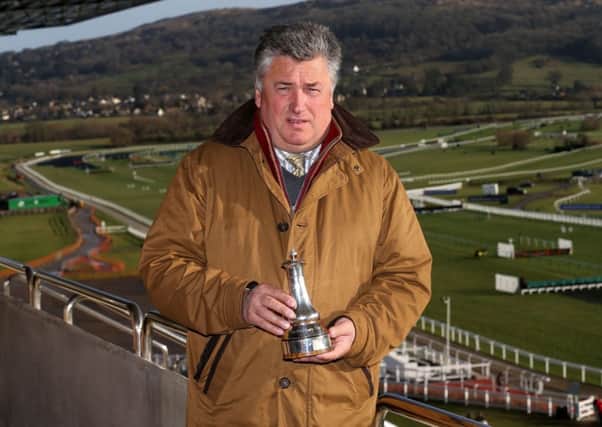 A CHAMPION AT CHELTENHAM -- Paul Nicholls, champion jumps trainer, pictured at Cheltenham on the eve of the 2015 Festival, where he has leading fancies in most of the big races. (PHOTO BY: David Davies/PA Wire)