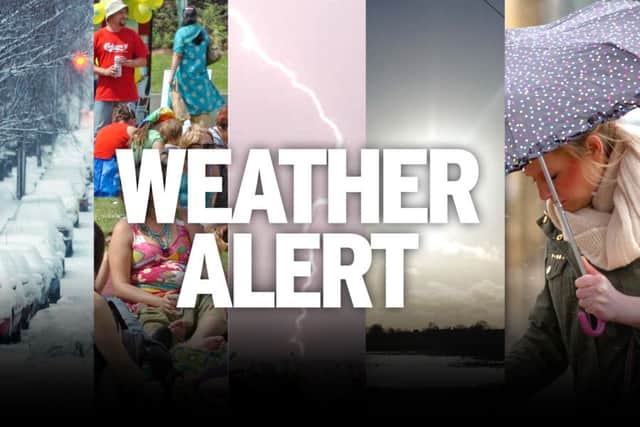 Weather alert...