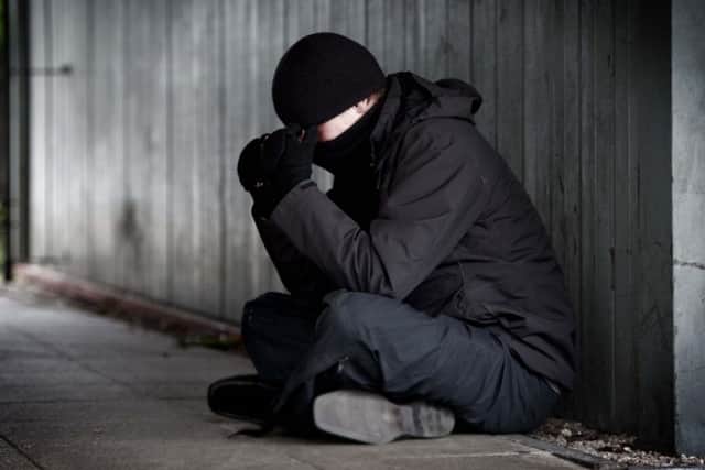 Photo Ian Robinson
Homeless at Christmas
Posed by model