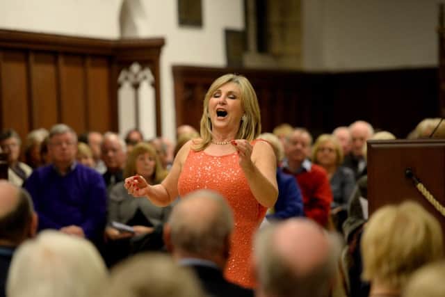 A packed St Andrewâ¬"s Church in Epworth listened to opera singer Lesley Garrett