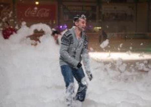 The foam party is just one of the Easter events taking place at Nottingham Ice Centre