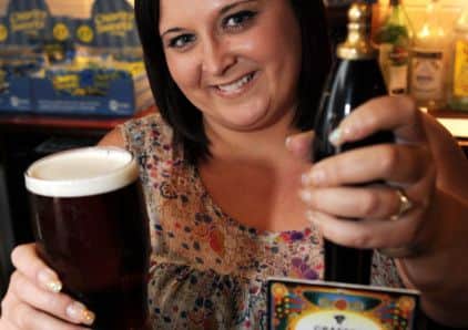 Landlady of The Grafton pub, Susan Hale (w110823-8c)