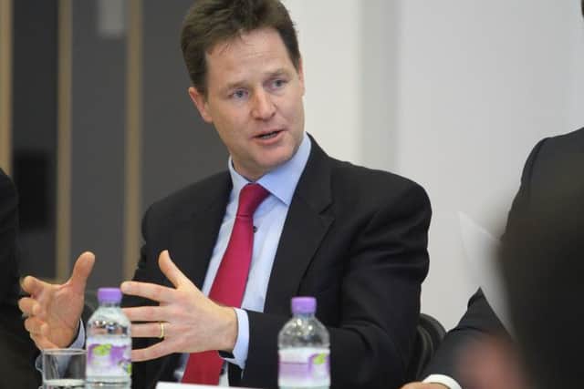 Deputy Prime Minister Nick Clegg