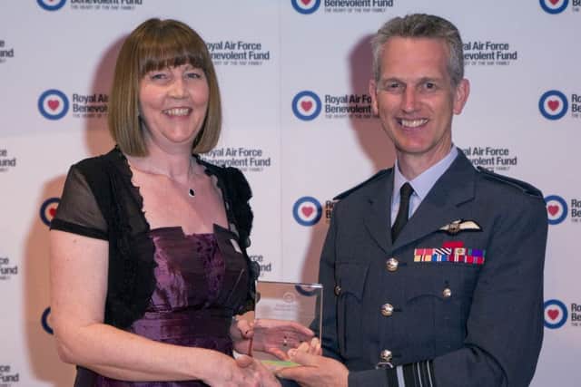 Lisa was presented with her award by Air Marshal Sir Stephen Hillier, Ambassador to the RAF Benevolent Fund.