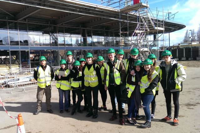 Students from North Notts College are designing artwork for the new Worksop bus station