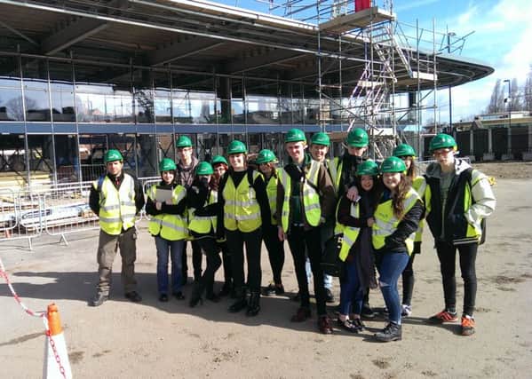 Students from North Notts College are designing artwork for the new Worksop bus station