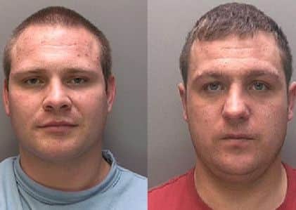 Pictured on the left is Andrus Giedraitis and on the right, Martynas Kupstys