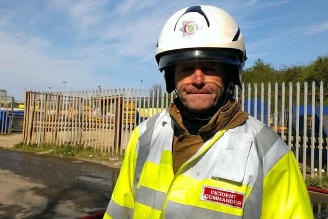 Darren Stone, watch manager and incident commander