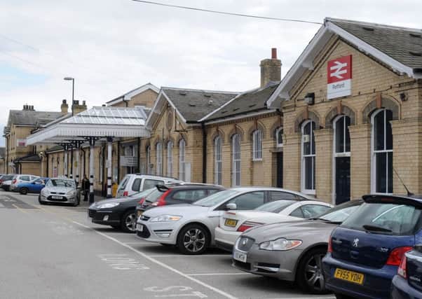 Retford train station where a man was hit by a train. Picture: Andrew Roe
