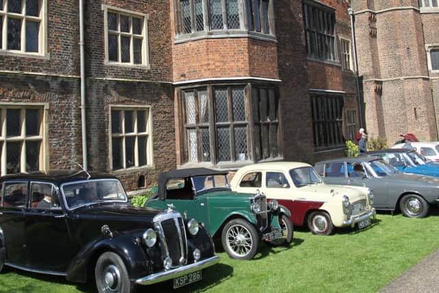 A classic car show was held at the Gainsborough Old Hall on Saturday.