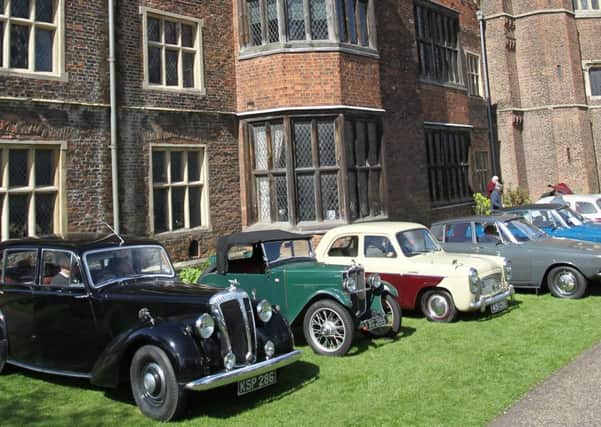 A classic car show was held at the Gainsborough Old Hall on Saturday.
