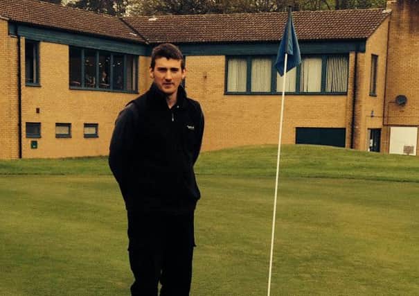 Normanby Hall Golf Course green keeper Michael Burgin.