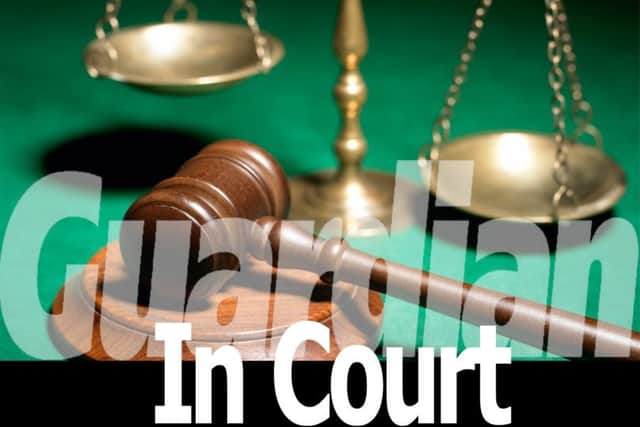 Guardian in court logo