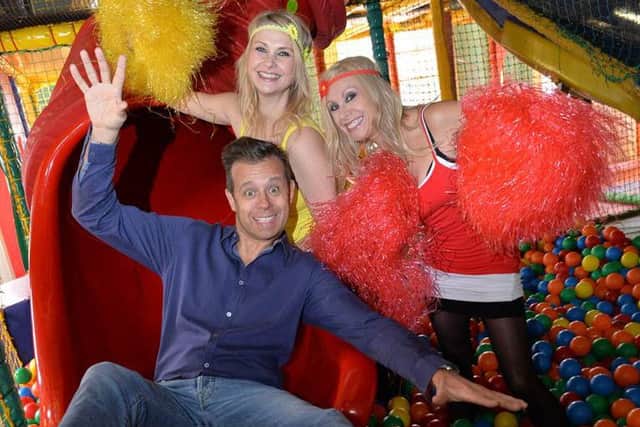 Fun House hosts Pat Sharpe, Melanie and Martina are looking for Bassetlaw families to take part in a one-off day of the show
