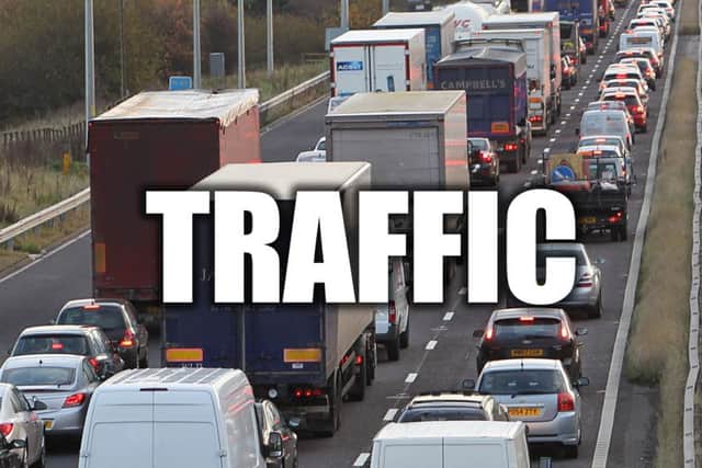 CLOSED FOR FIVE NIGHTS -- part of Station Road in Sutton.