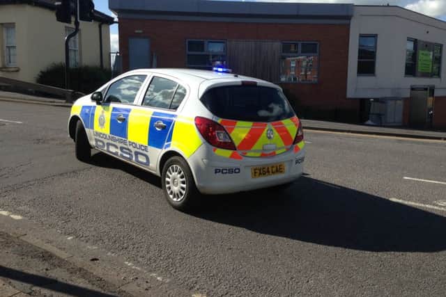 A631 is closed after a lorry overturned