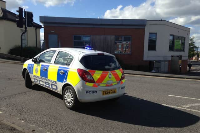 A631 is closed after a lorry overturned