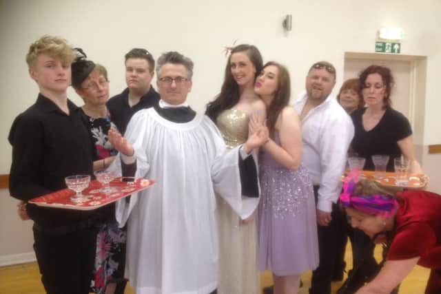 Crowle Entertainers perform Murder in the Village Hall.