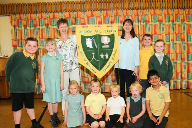 NEPB Belton All Saints primary school celebrating outstanding church school report