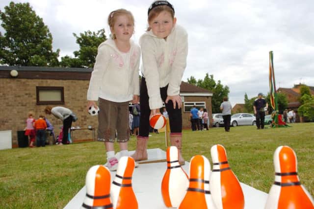 Enjoying the mini Olympics games at Belton back in 2011.
