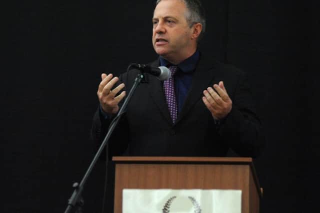 Bassetlaw Games awards night. Pictured is MP John Mann (w121008-7p)