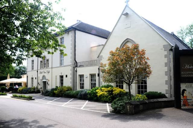 The Van Dyk Hotel.