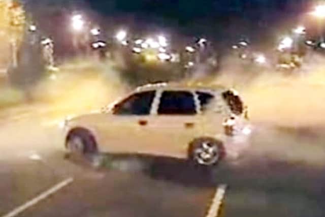 Notts Police have used new powers for the first time against car-crusing boy racers