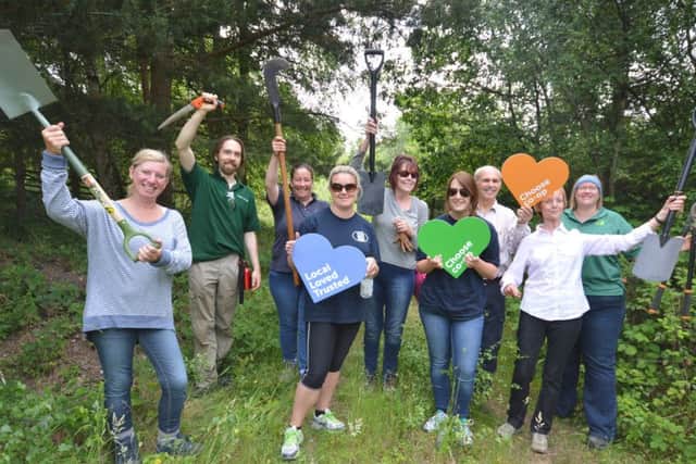 Rachel Sampher, Jeff Boddy, Karen Wotherspoon, Kaye Robinson, Sue West, Tiffany Sarjeant, Perry Boatfield, Patricia Bashforth and Amy Chandler.
