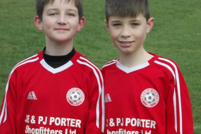 Youngsters prepare for the charity Langold football festival