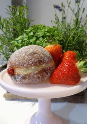 Award-winning patissier Boutique Aromatique is serving up limited edition Wimbledonuts at the Welbeck Farm Shop.