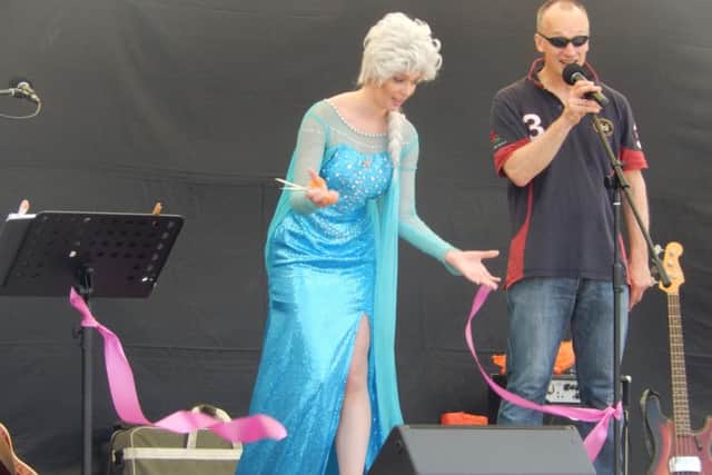 Elsa from Frozen opened Misterton Gala