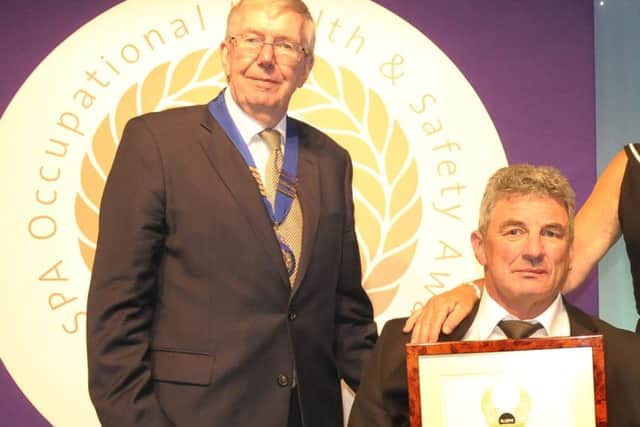 Lord McKenzie, RoSPA president and Paul Blanchard