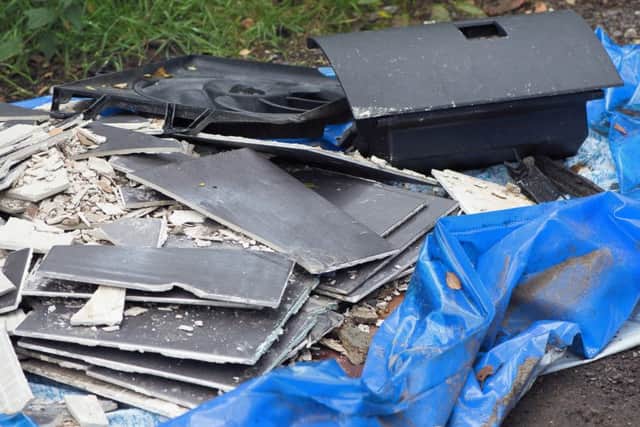 Waste dumped at Owlet Nature Reserve