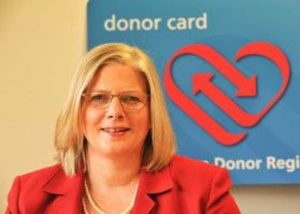 Sally Johnson, director of organ donation and transplantation