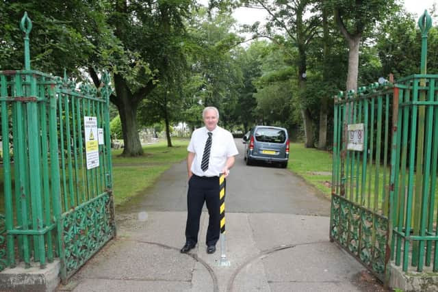 Issues with gates at cemetery being left open Trevor Young Cllr West Linsey District Council South West Ward