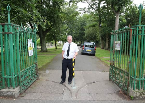 Issues with gates at cemetery being left open      Trevor Young  Cllr West Linsey District Council South West Ward