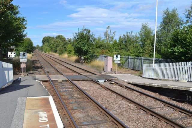 Foot crossing at Gainsborough Central Station