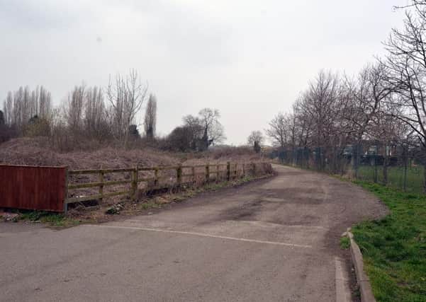 Site of proposed children's home off Stubbing Lane, Worksop