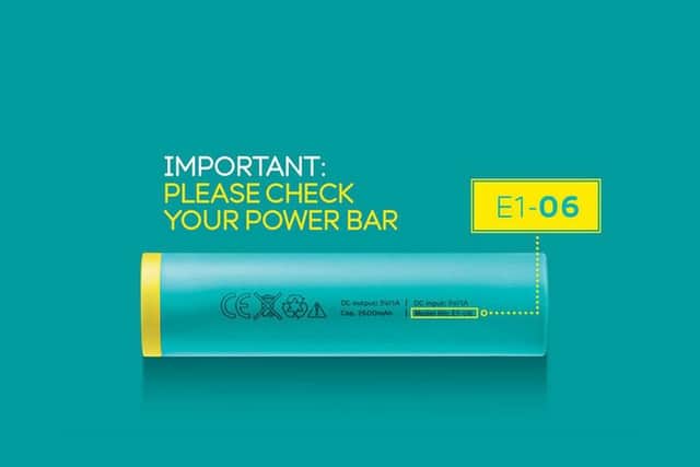 EE issued a recall for a batch of their Power Bar charger on August. Photo: EE