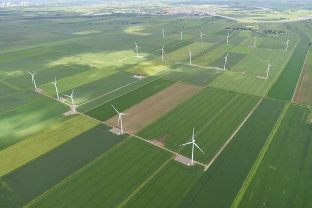 Goole Fields wind farm.