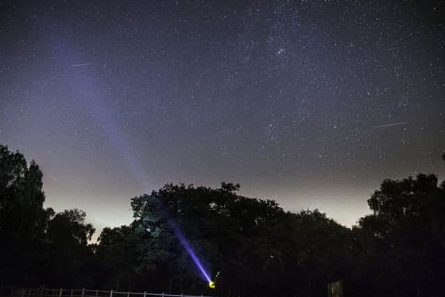 The Perseid meteor shower over The Major Oak in Sherwood Forest, Nottinghamshire in the early hours of Thursday 13 August 2015. The Meteor show is set to peak tonight.
Tom Maddick / Rossparry.co.uk